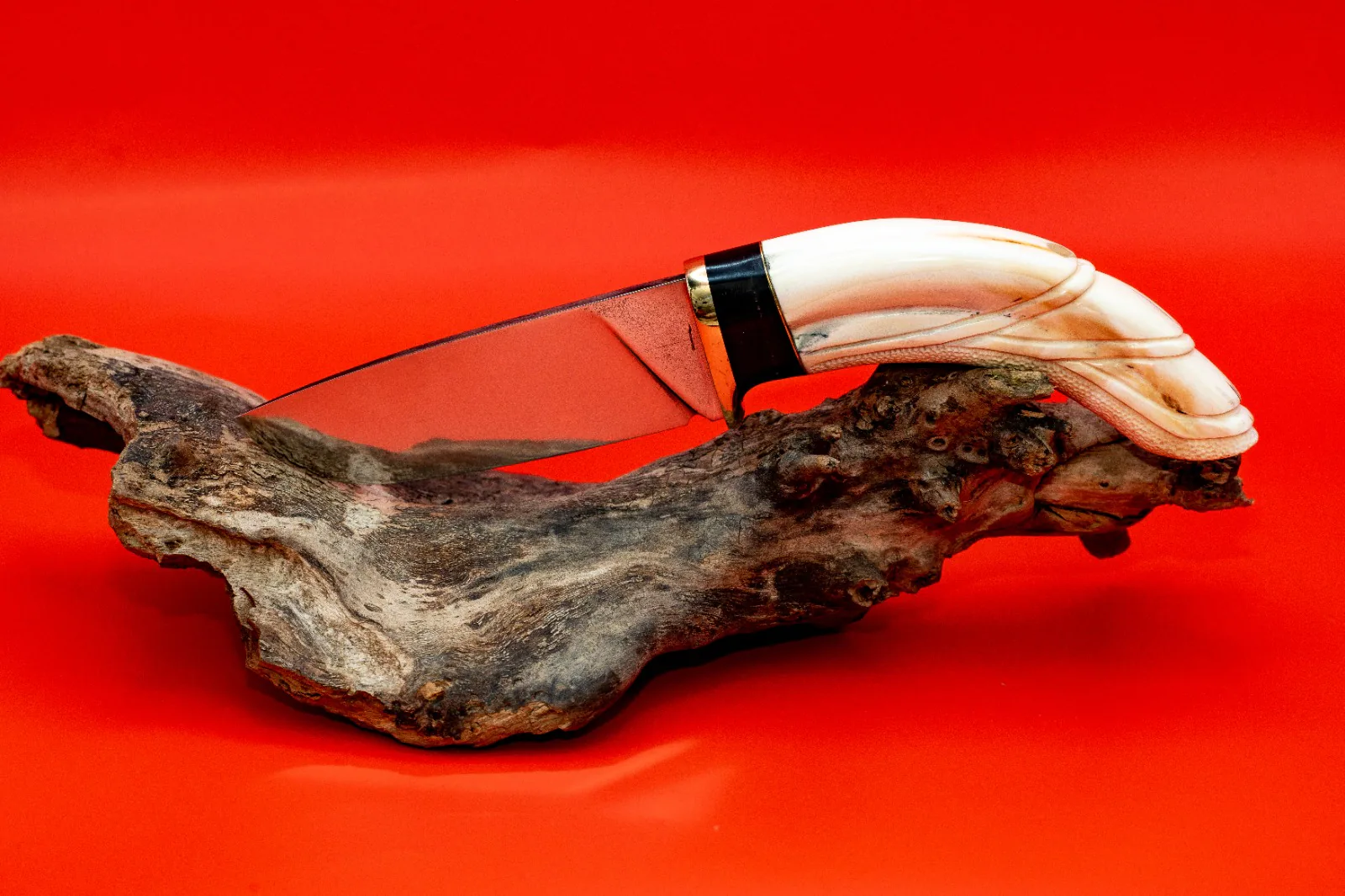 Hunting knife — M390 Bohler Warthog tooth