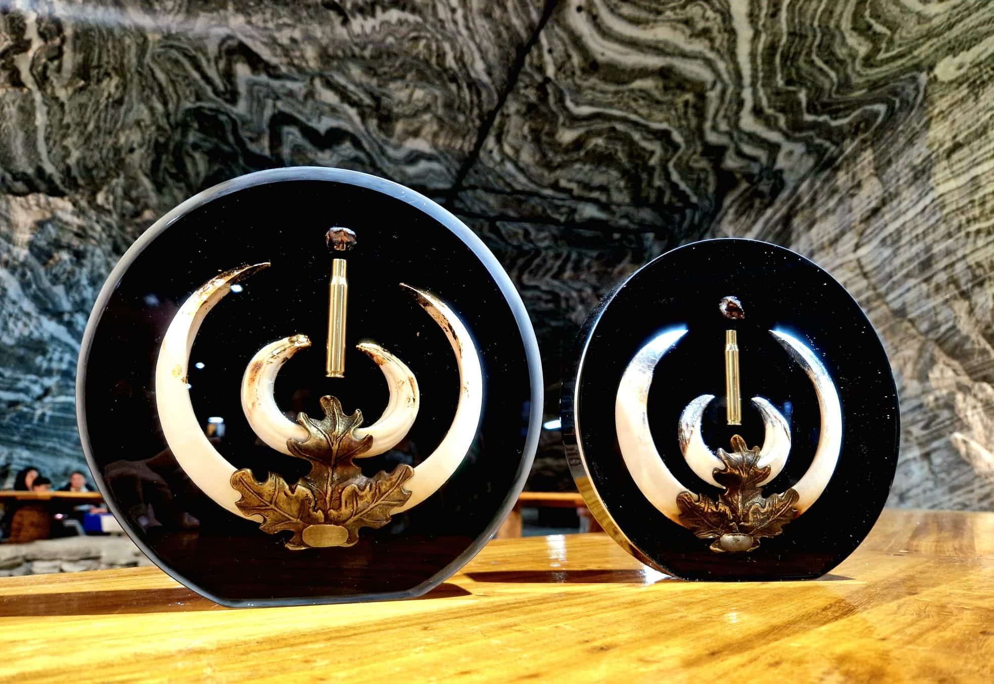 Mounted hunting trophy prepared for display